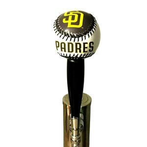 MLB San Diego Padres Beer Tap Handle Kegerator Pub Style Baseball Navy Wood